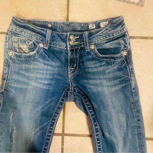 Miss Me Women’s Boot Cut Jeans Size 25 - Picture 5 of 7